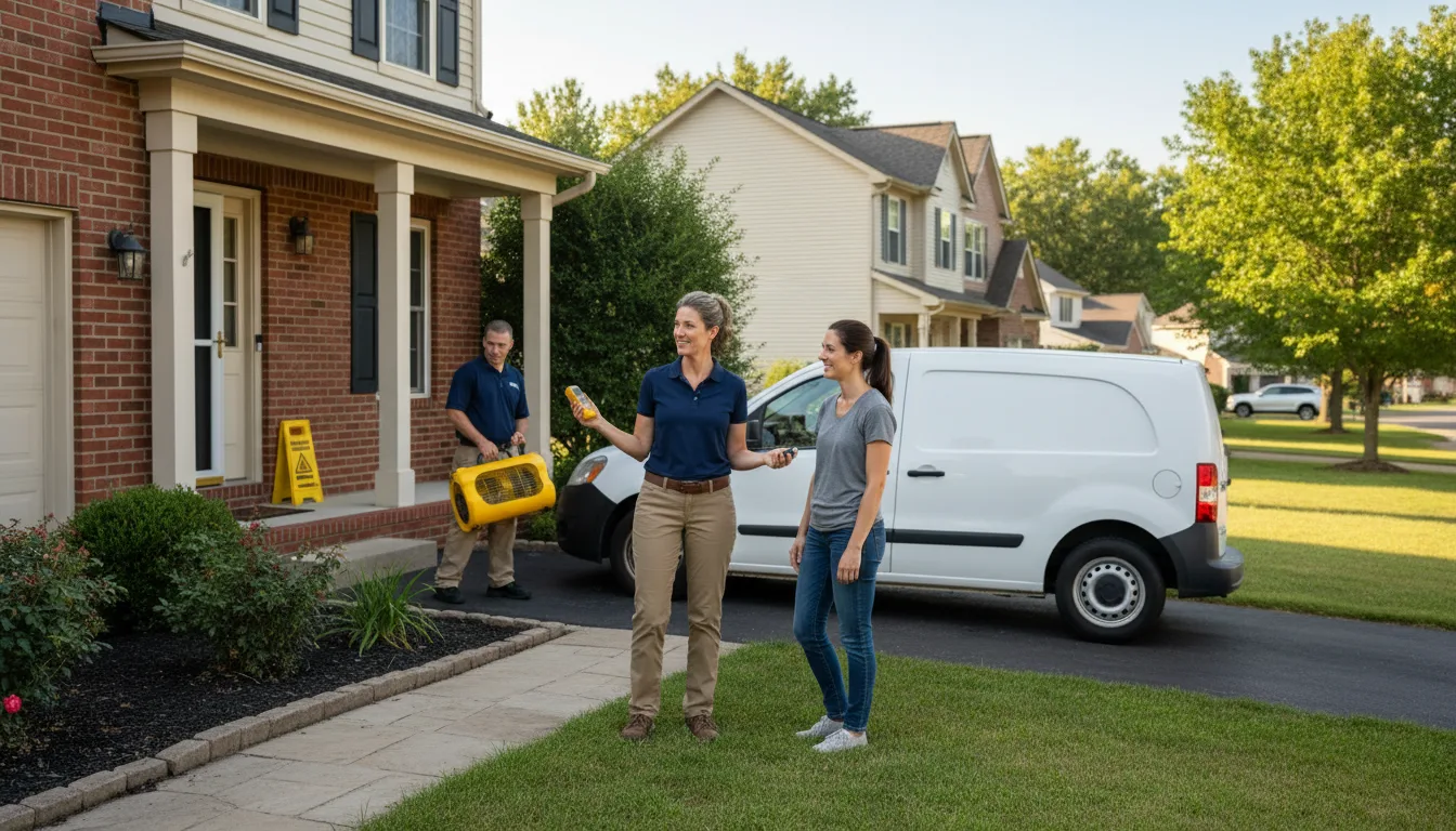 Residential water damage restoration in Eastport, ME